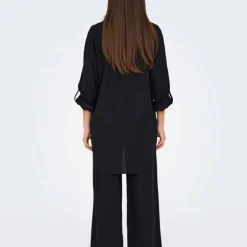 Pantalon en lin fermeture cordon Femme ONLY