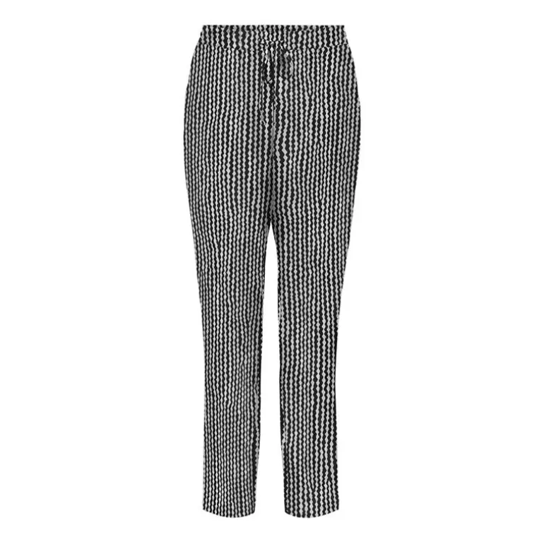 Pantalon fluide à motif taille élastique Femme ONLY