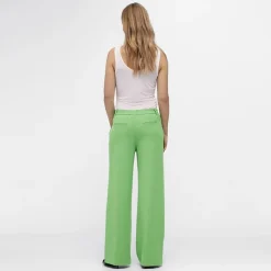 Pantalon fluide Lisa vibrant vert Femme OBJECT