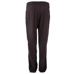 Pantalon fluide noir coeurs rouges Femme MANOUKIAN