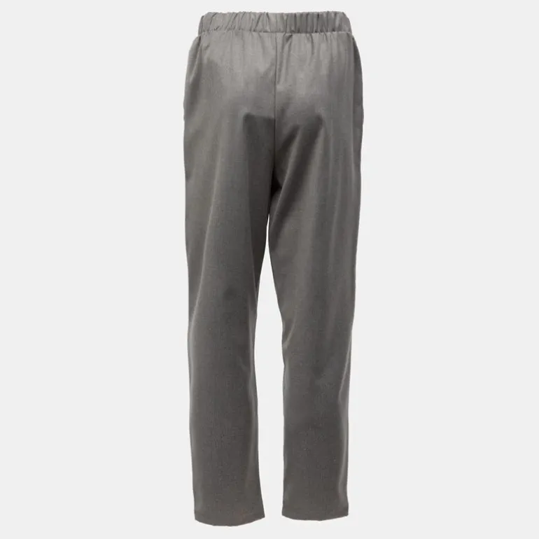 Pantalon grigio élastique regular Femme PLEASE