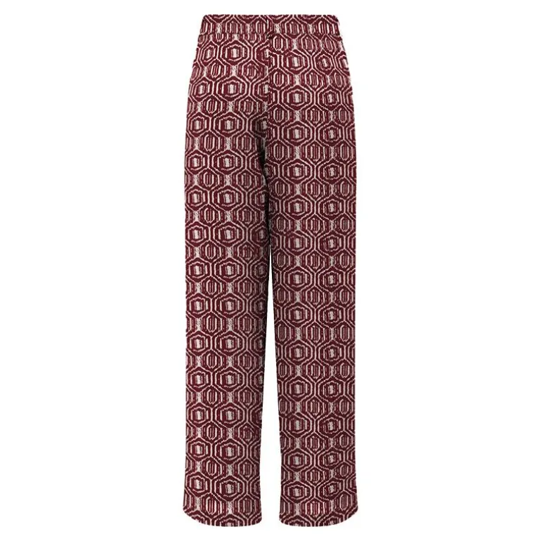 Pantalon jambes larges imprimé graphique Femme ONLY