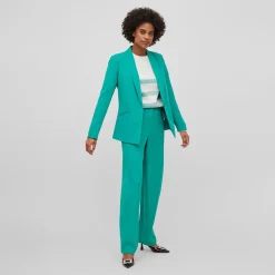Pantalon large à pinces vert vikamma noos alhambra Femme VILA
