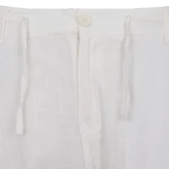 Pantalon lin mélangé cordon julien Homme PANAME BROTHERS