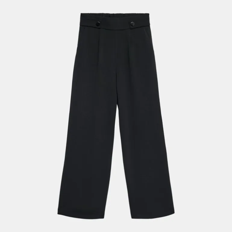 Pantalon loose fit élastique May noir Femme VERO MODA