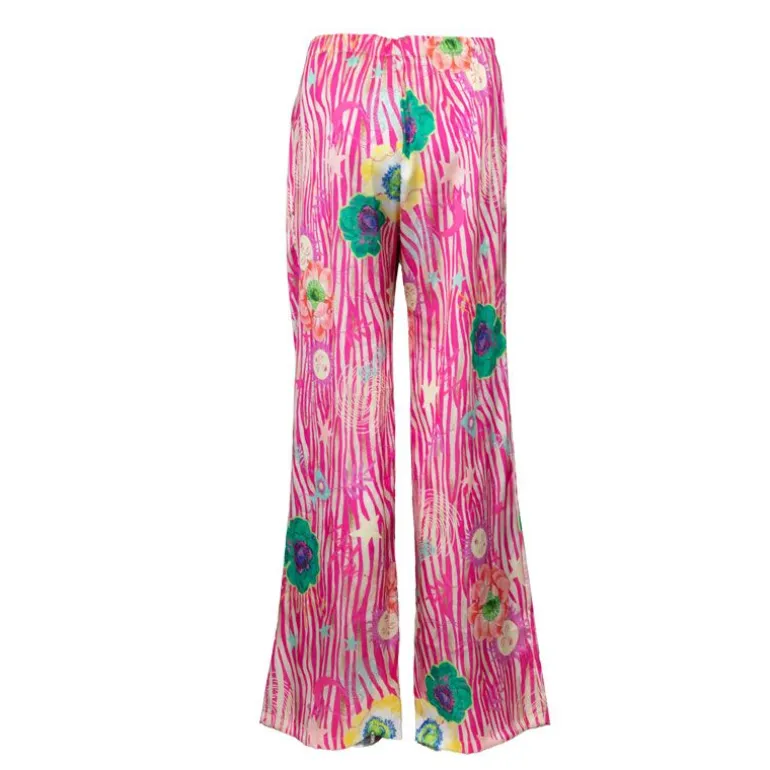 Pantalon mila imprimé animal et fleurs Femme HOLLY AND JOEY