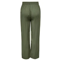 Pantalon palazzo avec ceinture noir Femme ONLY