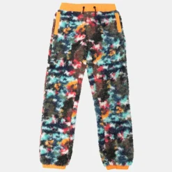 Pantalon polaire imprimé multicolor avec poches oranges Enfant ROSSIGNOL