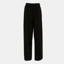 Pantalon rivia black noir à rayures fines Femme DEELUXE 74