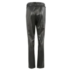 Pantalon rosaline noir effet cuir Femme DEELUXE 74
