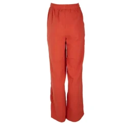 Pantalon rouge orange large Femme DEELUXE 74