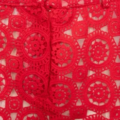 Pantalon rouge pepina brodé regular Femme LA PETITE ETOILE