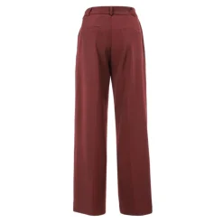 Pantalon sistalarge bordeaux Femme DEELUXE 74