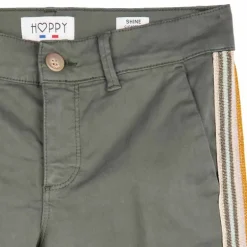 Pantalon slim kaki fantaisies irisées Femme HAPPY