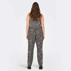 Pantalon slim léopard taille élastique cordon Femme ONLY CARMAKOMA