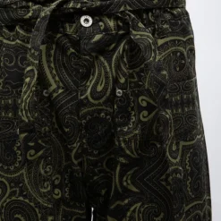 Pantalon taille haute avec imprimé motif cachemire Femme PLEASE