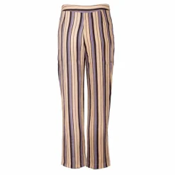 Pantalon taille haute large à rayures Femme BEST MOUNTAIN