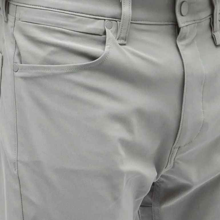 Pantalon toile coton 7/8 ème ajusté gris Homme DOCKERS