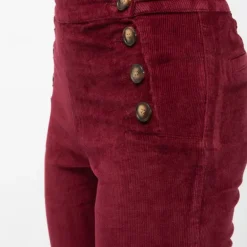 Pantalon velours framboise paulie regular Femme LA PETITE ETOILE