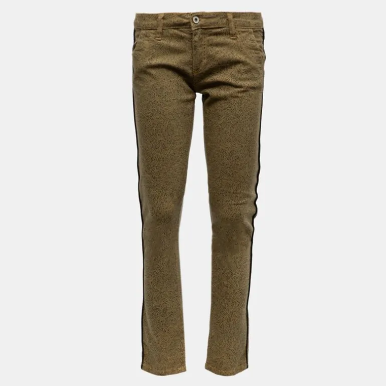 Pantalon vintage taille basse imprimé Femme PLEASE