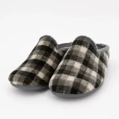 Pantoufles à carreaux doux Homme BONADONA