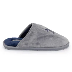 Pantoufles en fausse fourrure avec grand logo brodé Homme US POLO