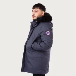 Parka macadam navy Homme PARAGOOSE