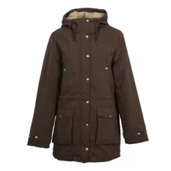 Parka marron foncé intérieur doublé mi longue Femme VOLCOM