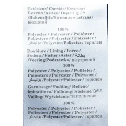 Parka noir lisse blanco capuche polaire Homme PARAGOOSE