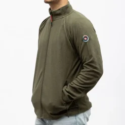 Polaire zippee black paul Homme PANAME BROTHERS