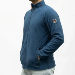 Polaire zippee black paul Homme PANAME BROTHERS