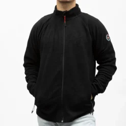 Polaire zippee black paul Homme PANAME BROTHERS