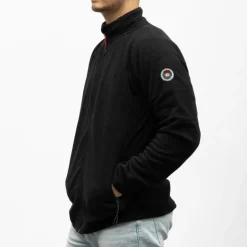 Polaire zippee black paul Homme PANAME BROTHERS