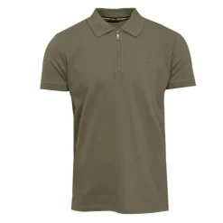 Polo classique zippé manches courtes Homme TORRENTE