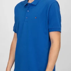 Polo coton basique regular avec logo brodé Homme TOMMY HILFIGER