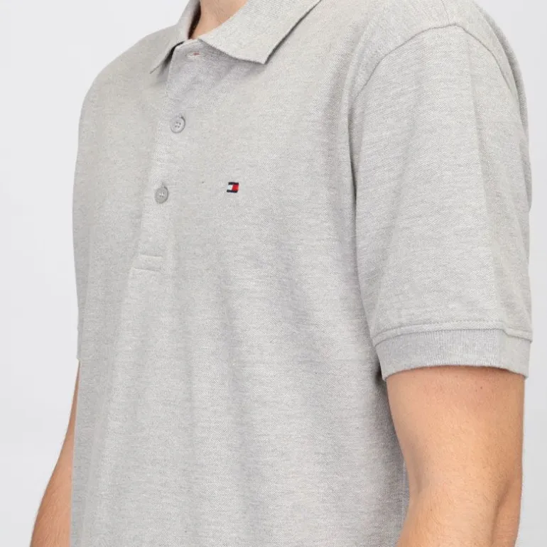 Polo coton basique regular avec logo brodé Homme TOMMY HILFIGER