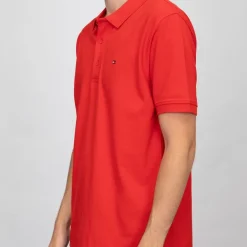 Polo coton basique regular avec logo brodé Homme TOMMY HILFIGER