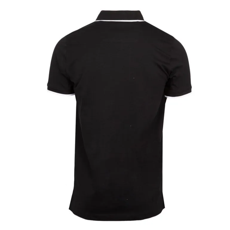Polo coton chiné liseré manches logo brodé Homme CERRUTI