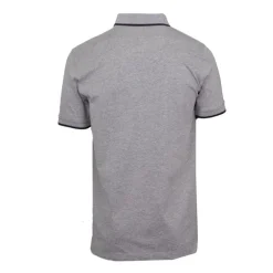 Polo coton chiné liseré manches logo brodé Homme CERRUTI