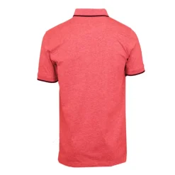 Polo coton chiné liseré manches logo brodé Homme CERRUTI