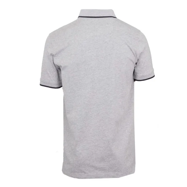 Polo coton chiné liseré manches logo brodé Homme CERRUTI