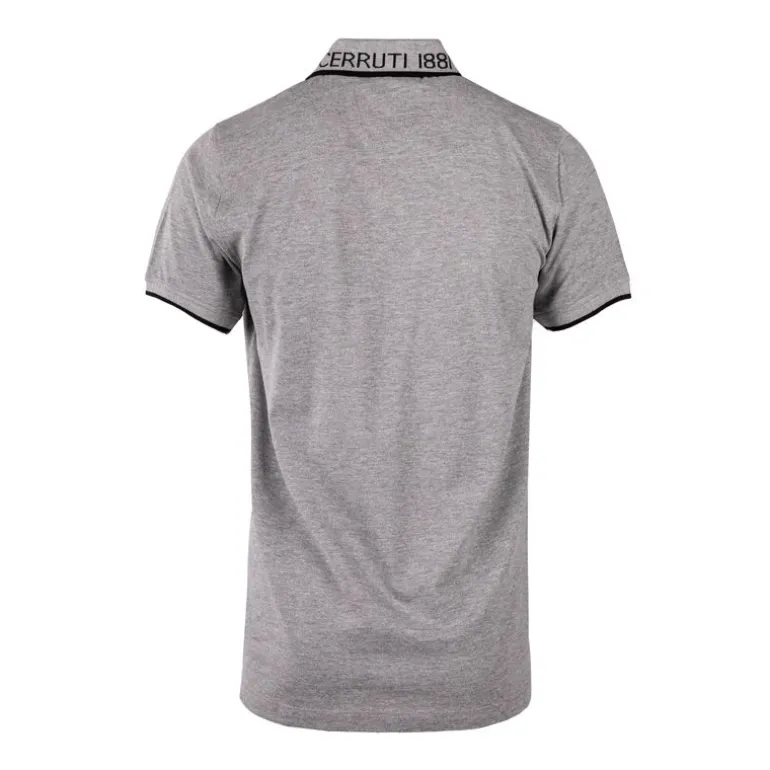 Polo en coton avec liseré isonzo Homme CERRUTI