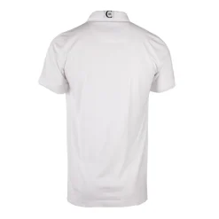 Polo en coton velino logo brodé vertical Homme CERRUTI