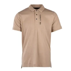 Polo en coton velino logo brodé vertical Homme CERRUTI