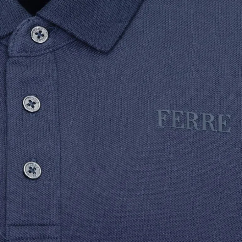 Polo Gianni à boutons coton texturé Homme GIANFRANCO FERRE