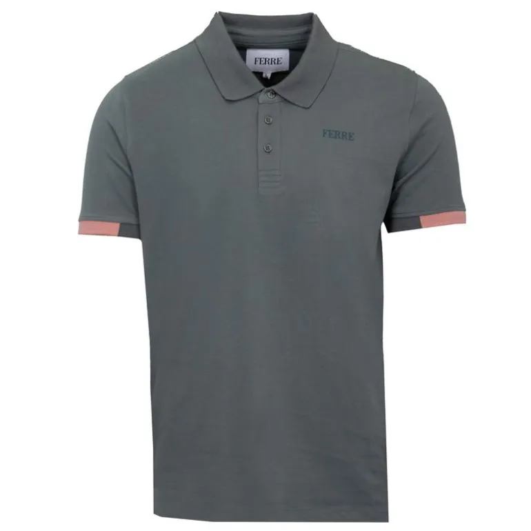 Polo Gianni à boutons coton texturé Homme GIANFRANCO FERRE