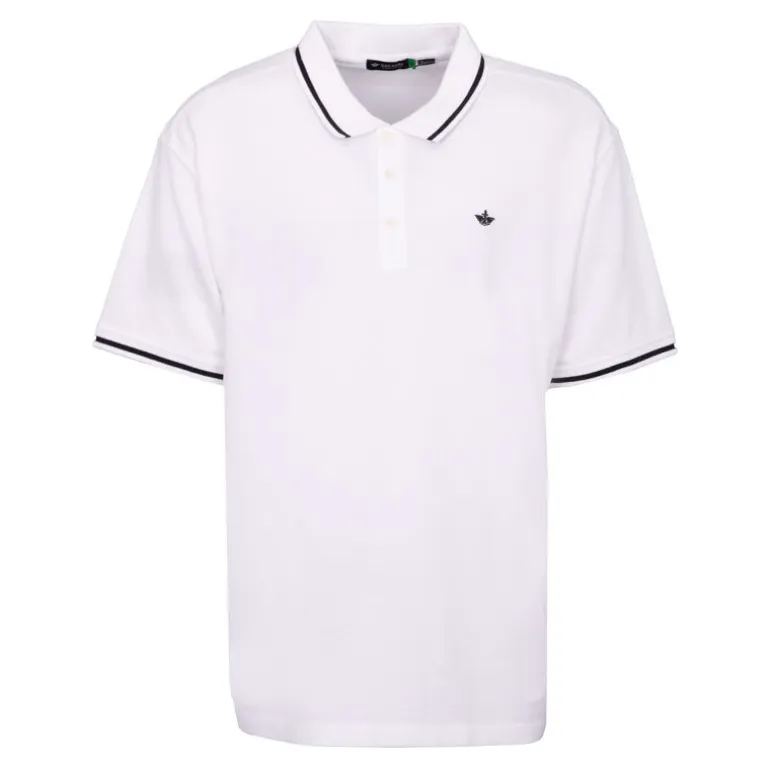 Polo grandes tailles coton avec liseré logo brodé Homme DOCKERS