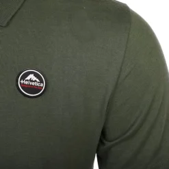 Polo logo brodé Homme HELVETICA