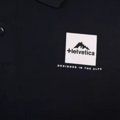 Polo logo imprimé Homme HELVETICA
