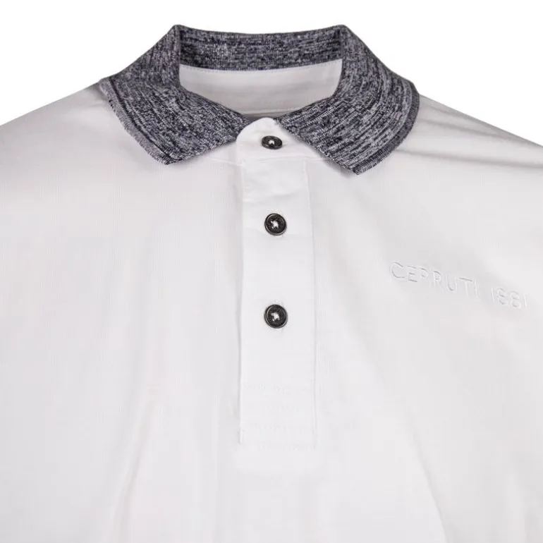 Polo manches courte bicolore santerno Homme CERRUTI